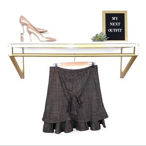 United Colors of Benetton Wool Double Ruffle Skirt